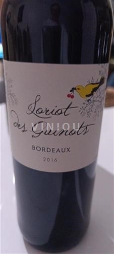 Burdeos Bordeaux Seriot des Guinots 2016
