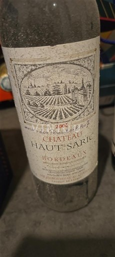 Burdeos Bordeaux Château Haut Saric 2006