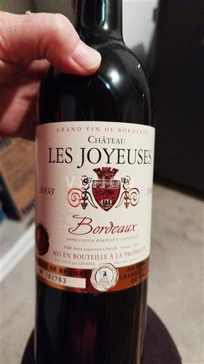 Burdeos Bordeaux Château Les Joyeuses 2003