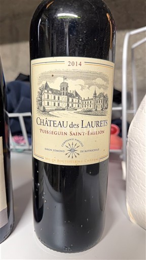 Bordéus Puisseguin-saint-émilion Château S Laurets 2014