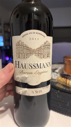 Bordeaux Bordeaux Supérieur Haussmann Baron Eugène 2011