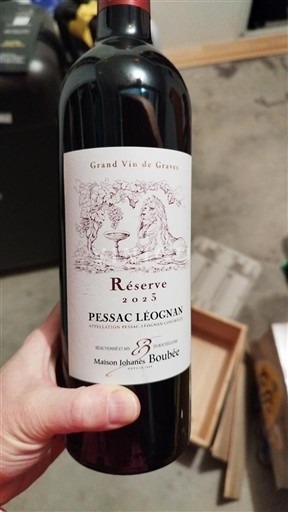 Bordeaux Pessac-Léognan Maison Johanès Boubée Réserve 2023