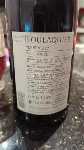 Languedoque Não especificado Foulaquier Violetta 2022