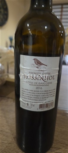 Sudoeste Côtes de Gascogne Rossinhol Premier Givre 2016