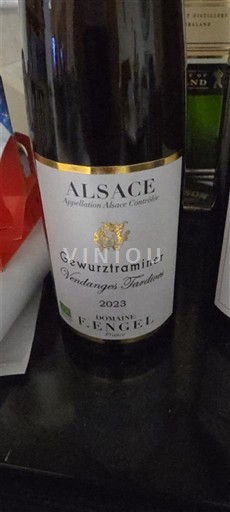 Alsácia Domaine Engel Gewurztraminer Vendanges Tardives 2023