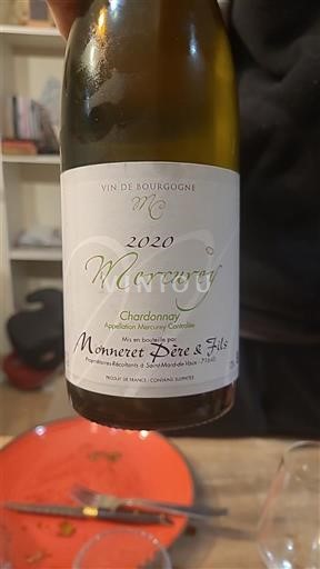 Bourgogne Mercurey Monneret Père & Fils 2020