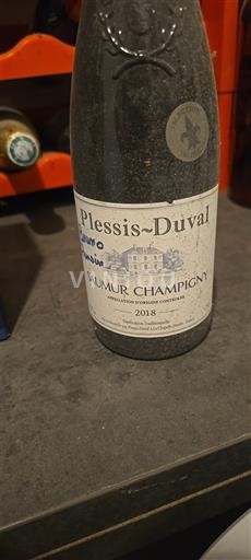 Thung lũng sông Loire Saumur-champigny Plessis-Duval 2018
