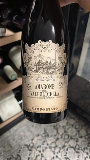 Veneto Amarone della Valpolicella Campo Piano 2017