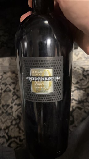Puglia Primitivo di Manduria Sessanta Old Vine 2015