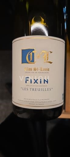 Bourgogne Fixin Clos St-Louis Les Treuilles Không niên vụ