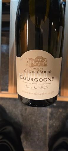 Burgundy Domaine Nis Carré Sous la Velle 2021