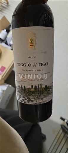 Toscana Chianti Classico Rocca di Castagnoli Poggio A’ Frati 2015