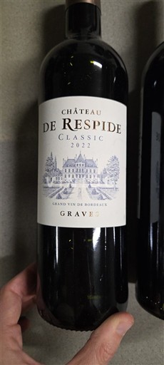 Bordeaux Graves Château Respide Classic 2022