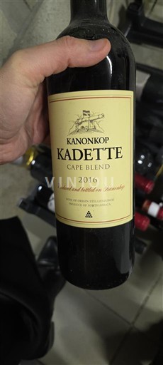 Vùng ven biển Stellenbosch Kanonkop Kadette Cape Blend 2016