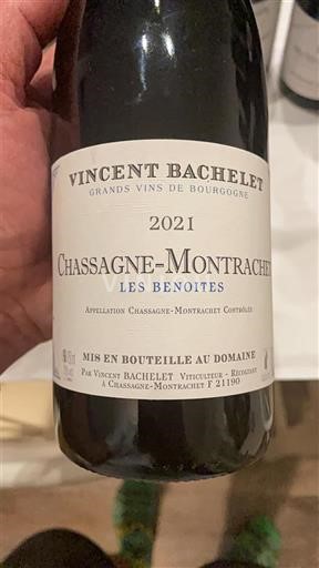 Bourgondië Chassagne-Montrachet Vincent Bachelet Les Benoites 2021