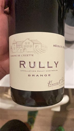 Borgonha Rully Domaine L'Ecette Brange 2020