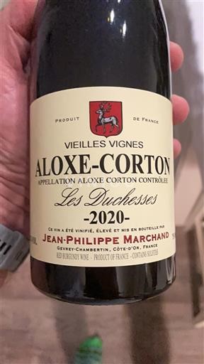 Vine Rouge sec Les Duchesses Jean-Philippe Marchand 2020 Frankrig Bourgogne Aloxe-Corton AOC