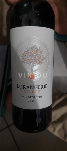 Bordéus Saint-Estèphe Orangerie de Pez 2021