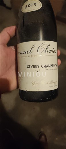 Burgundy Gevrey-Chambertin Manuel Olivier 2015