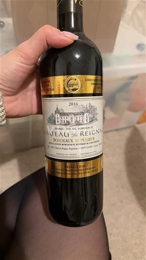 Bordéus Bordeaux Superior Château Reignac 2016