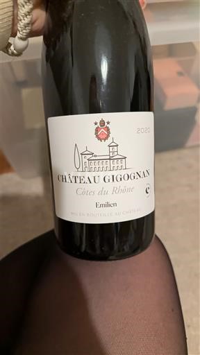 Valle del Ródano Côtes del Ródano Château Gigognan Emilien 2020