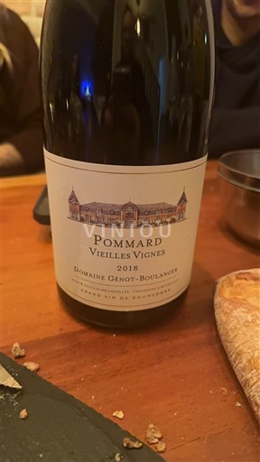 Bourgogne Pommard Domaine Génot-Boulanger Vieilles Vignes 2018