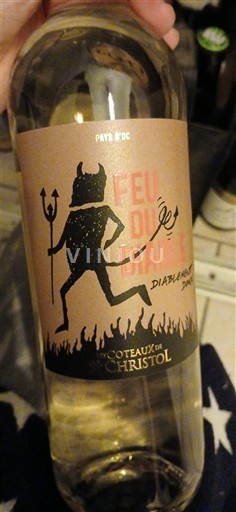 Languedoc ja Roussillon Pays d'Oc Les Coteaux de Christol Feu du Diable Ei vuosikertaa