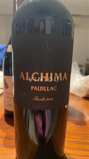 Bordéus Pauillac Alchima 2016