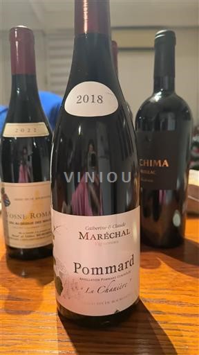 Vinos Rouge sec La Chanière Catherine et Claude Maréchal 2018 Francia Borgoña Pommard AOC