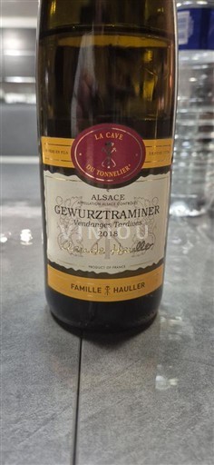 Alsácia Vendanges Tardives Famille Hauller 2018