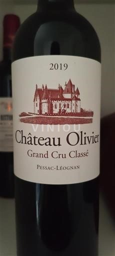 Bordeaux Pessac-Léognan 1er cru classé Château Olivier 2019
