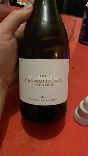 Tây Nam Monbazillac Château Le Fagé Prestige 2022