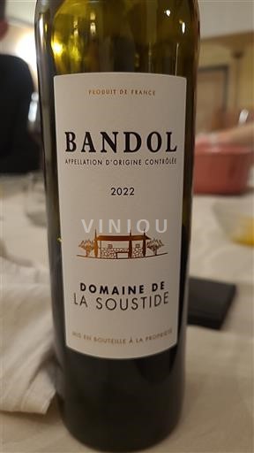 Provence Bandol Domaine La Soustide 2022