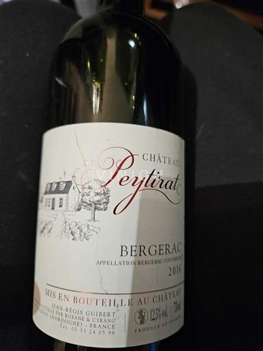 Tây Nam Bergerac Château Peytirat 2016