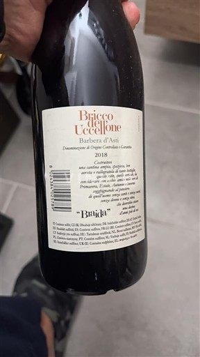 Piémont Barbera d'Asti Braida Bricco dell'Uccellone 2018