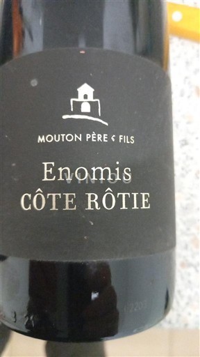 Rhônen laakso Côte-rôtie Mouton Père & Fils Enomis 2020