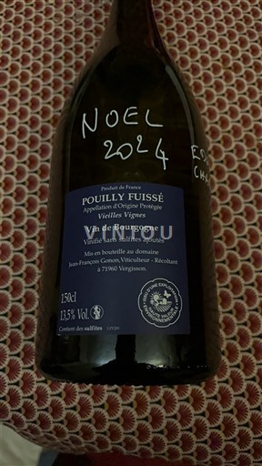 Bourgogne Pouilly-fuissé Jean-François Gonon Vieilles Vignes 2024