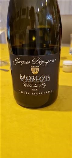 Beaujolais Morgon Jacques Dépagneux Côte du Py Mathilde 2021