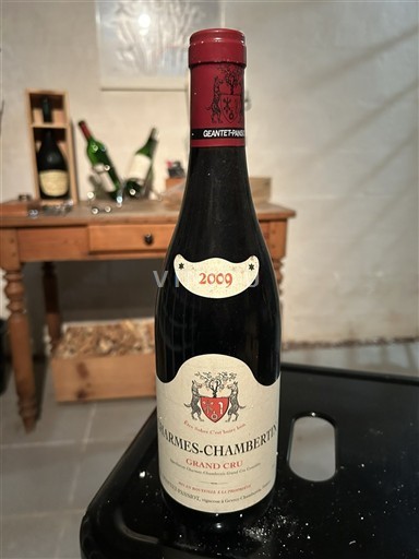 Bourgogne Charmes-chambertin Grand Cru Domaine Geantet-Pansiot 2009