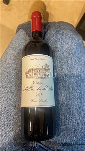 Bordéus Saint-Émilion Château Rolland-Maillet 2023
