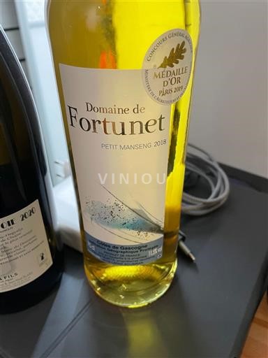 Southwest Côtes de Gascogne Domaine Fortunet 2018