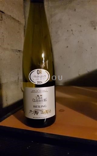 Alsace Riesling Cave de Cleebourg 2024