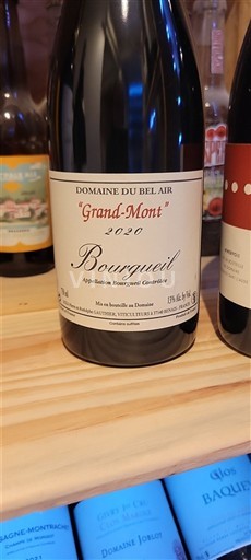 Thung lũng sông Loire Bourgueil Domaine Bel Air Grand-Mont 2020