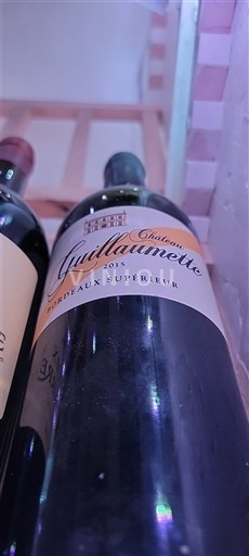 Bordéus Bordeaux Superior Château Guillaumette 2015