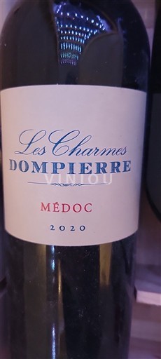 Bordeaux Médoc Dompierre Les Charmes 2020
