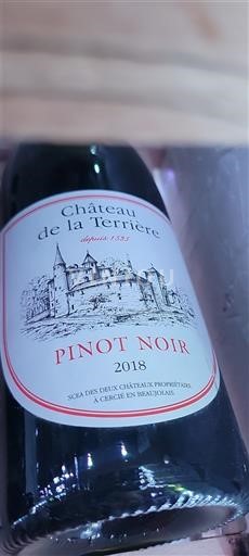 Beaujolais Château La Terrière Pinot Noir 2018
