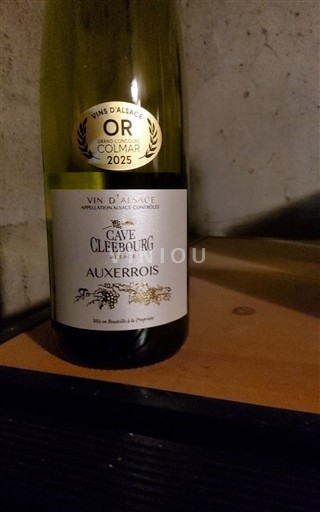 Alsace Auxerrois Cave de Cleebourg 2025