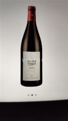 Vinos Rouge sec Grande Toque Marrenon 2020 Francia Valle del Ródano Luberon AOC