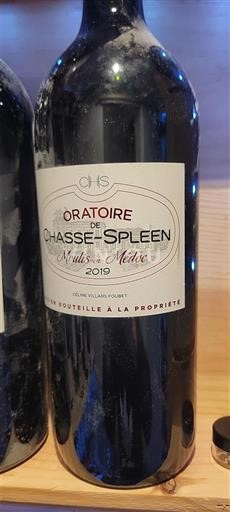 Bordeaux Moulis-en-Médoc Chasse-Spleen L'Oratoire de Chasse-Spleen 2019