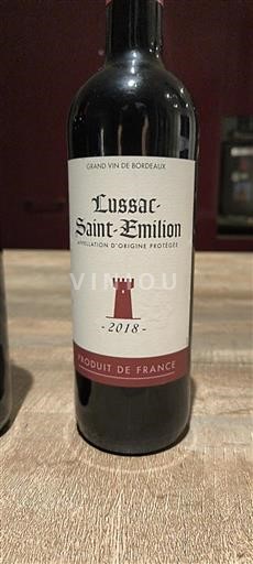 Bordeaux Lussac-saint-émilion Inconnu 2018